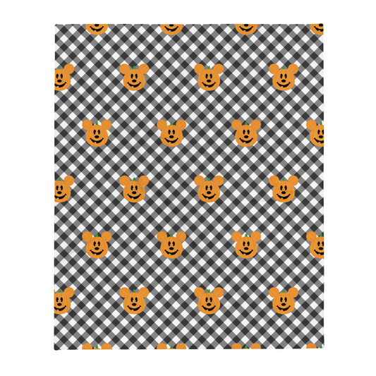 Mickey Pumpkin Pattern Blanket