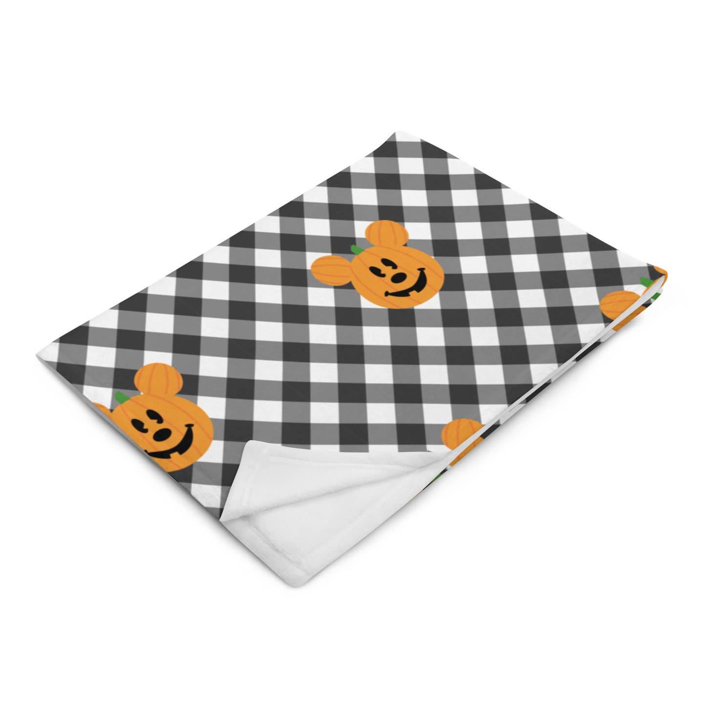Mickey Pumpkin Pattern Blanket
