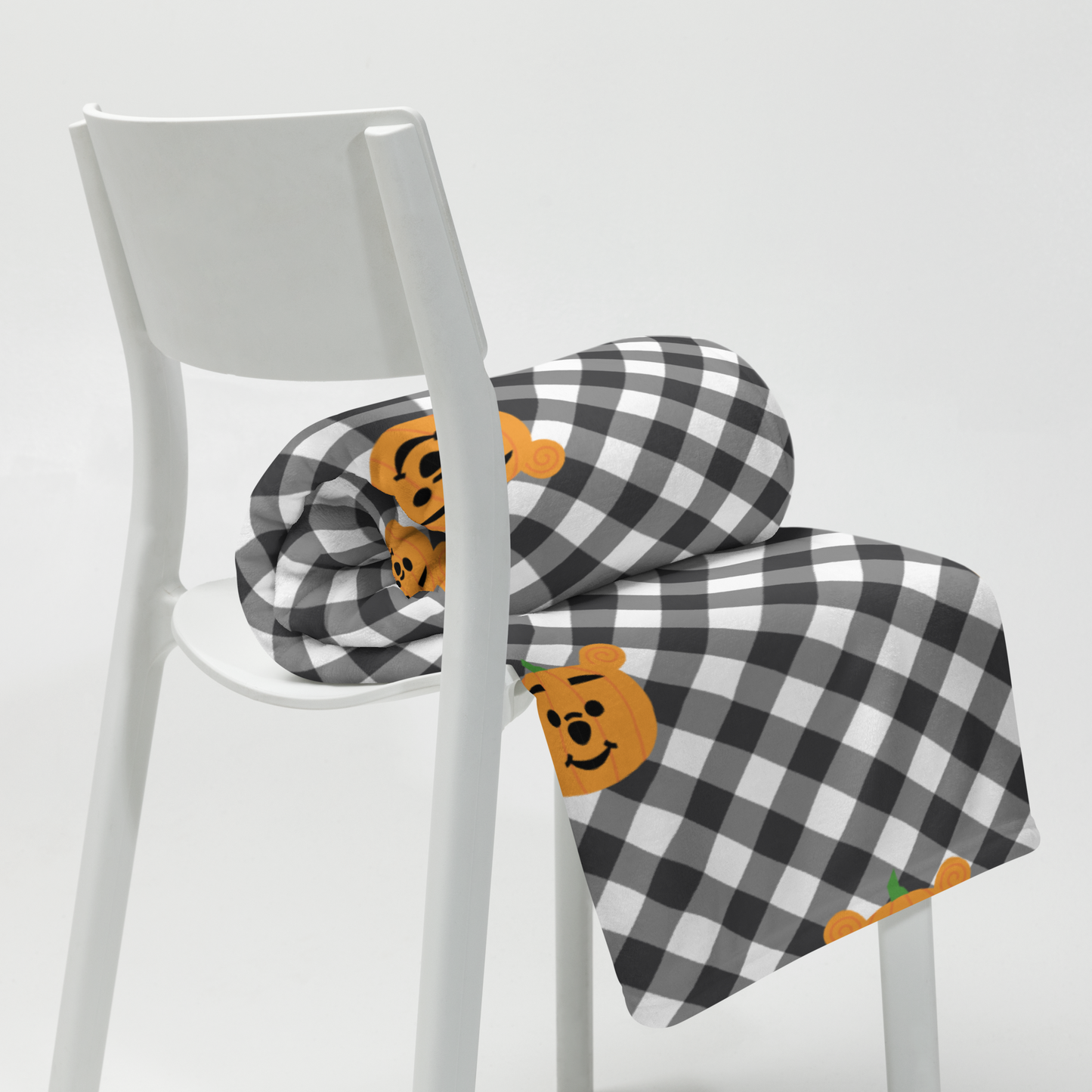 Winnie Pumpkin Pattern Blanket